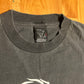 Disney’s Beauty and the Beast Broadway Musical Embroidered Black Grey Faded Cotton Tshirt - Medium - 21" x 28"