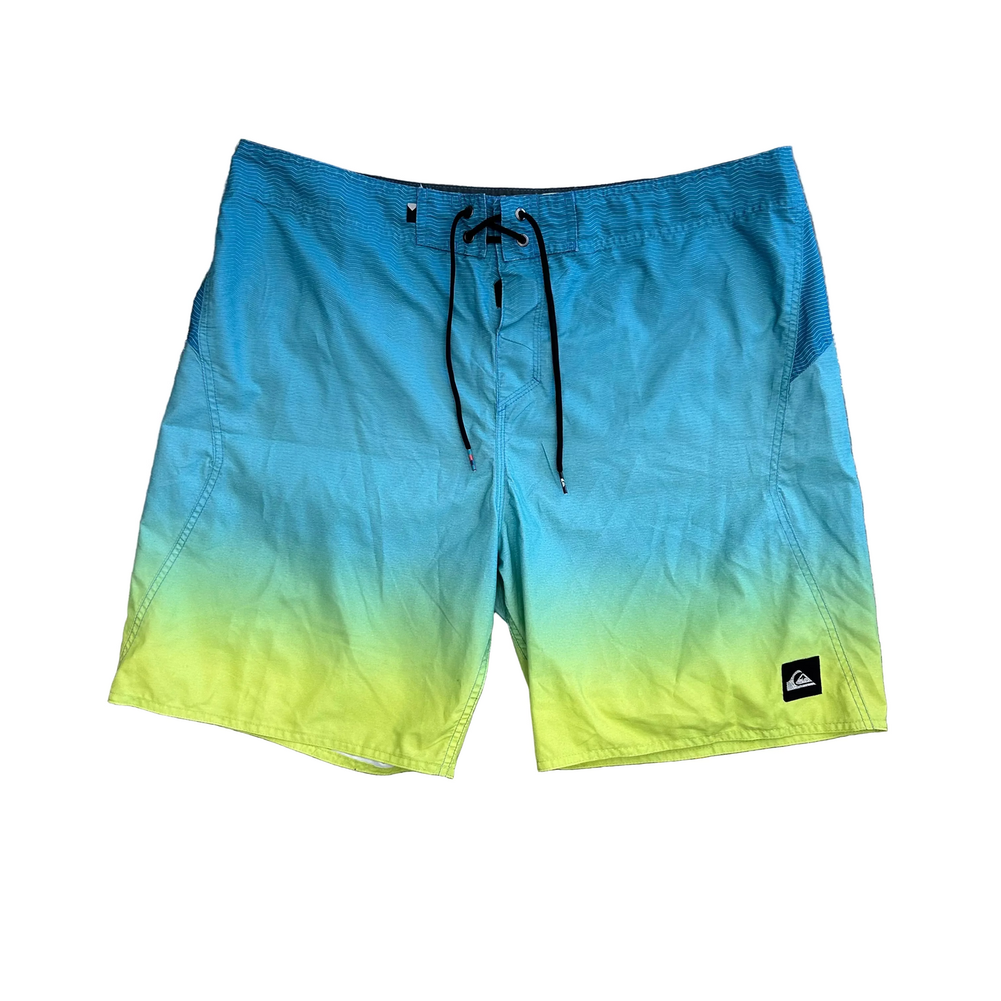 Quiksilver Blue Green Boardshorts - 38" x 8.5"