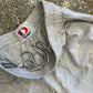 90's Dodger Grey Sweatshorts - 26" x 7.5"