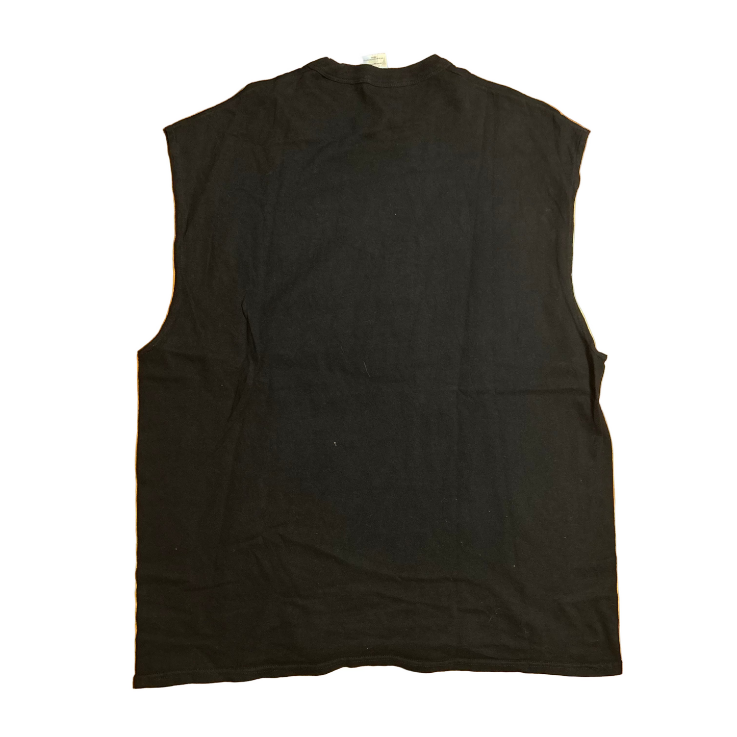 Jerzees Skeleton Skull Bones Ribs XRay Black Cotton Tank Top Shirt - XLarge - 24" x 31.5"