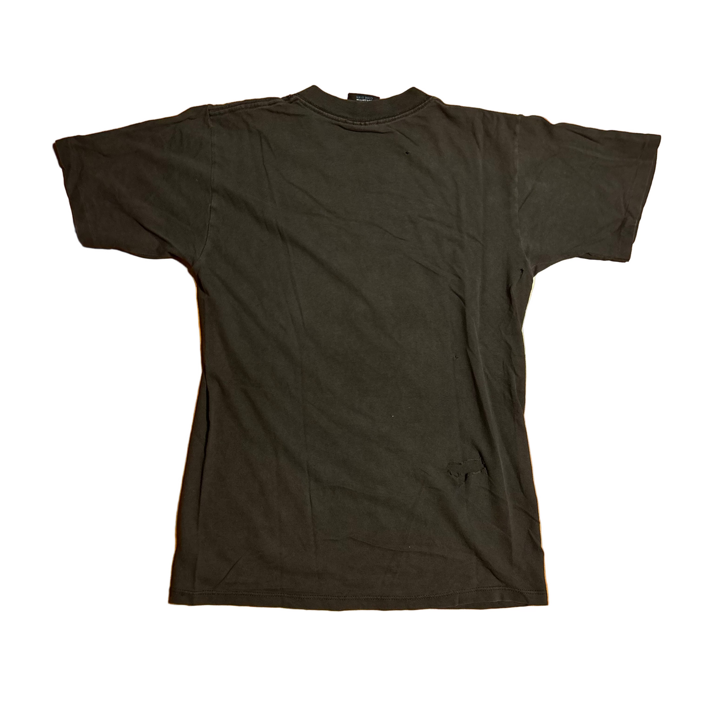 90’s Soffee Choice Operation Uphold Democracy Black Grey Distressed Faded Cotton Tshirt - XSmall - 17.5" x 26"