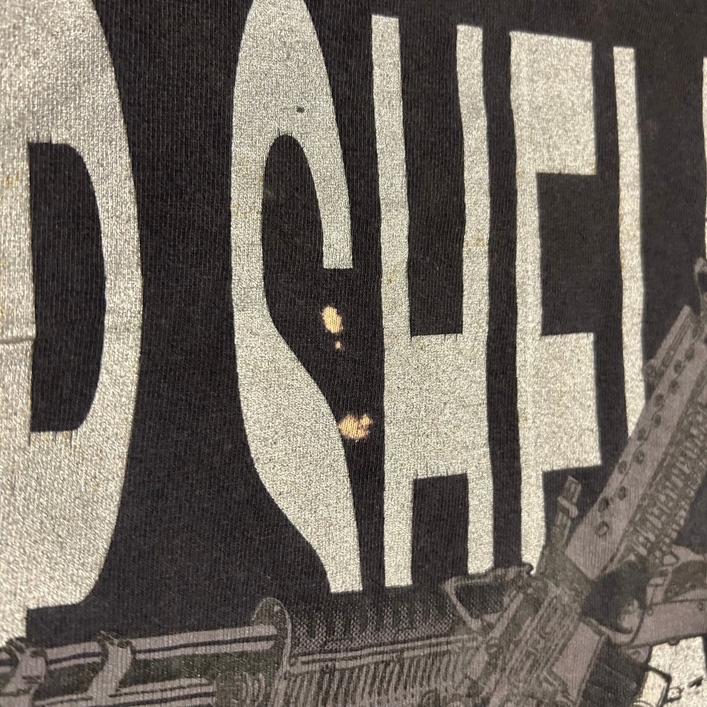 Soffee Choice Camp Shelby Tools of the Trade Black Grey Cotton Tshirt - Small - 19" x 27"