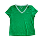 Nautica Jeans Green V Neck Tshirt - Large - 22" x 25"