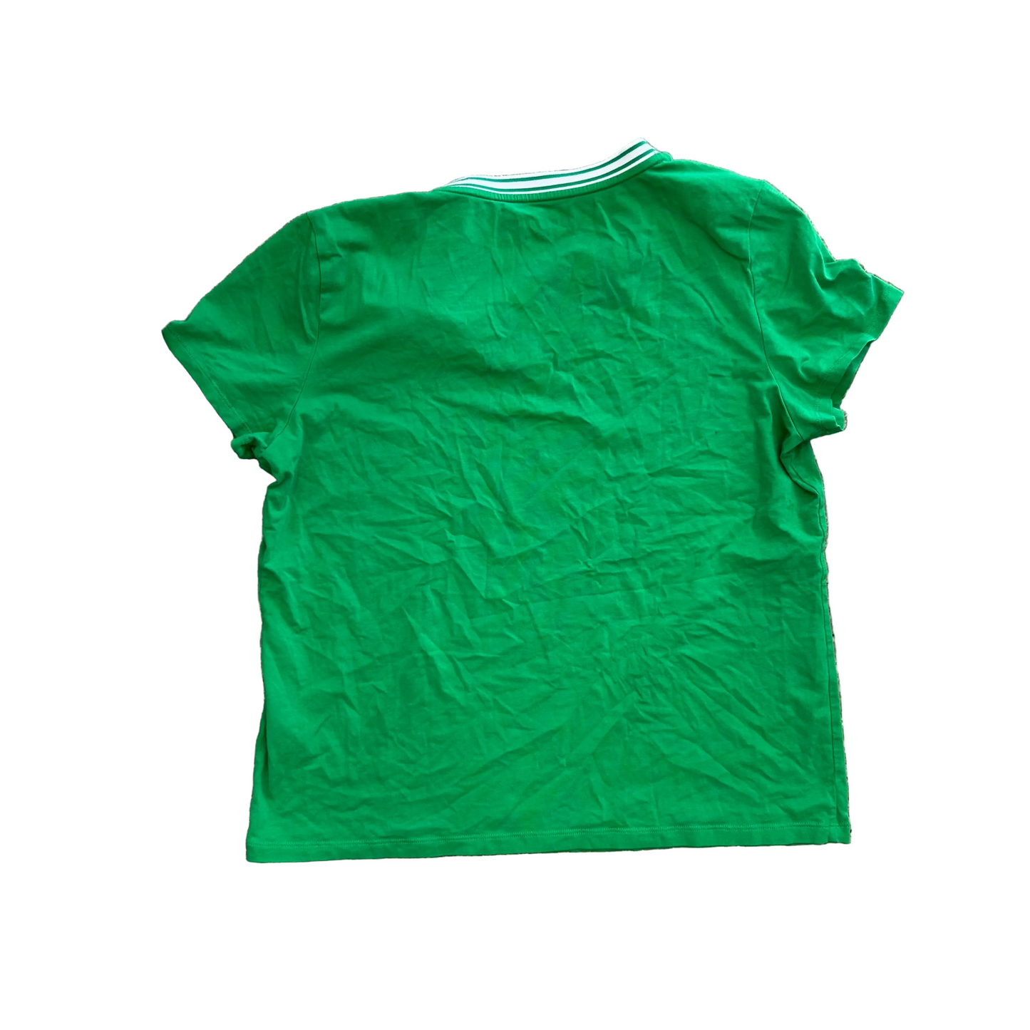 Nautica Jeans Green V Neck Tshirt - Large - 22" x 25"