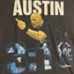 90’s WWF Stone Cold Steve Austin 3:16 That’s the Bottom Line Black Cutoff Tank Top Shirt - Medium - 21.5" x 27.5"