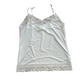 White Black House Market Lace White Tank Top Shirt - XSmall - 17" x 22"