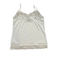 White Black House Market Lace White Tank Top Shirt - XSmall - 17" x 22"