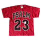 90’s Tultex Psalm 23 Red Tshirt - XSmall - 17" x 22"