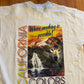 90's Oneita California Colors White Tshirt - Medium - 21" x 30"