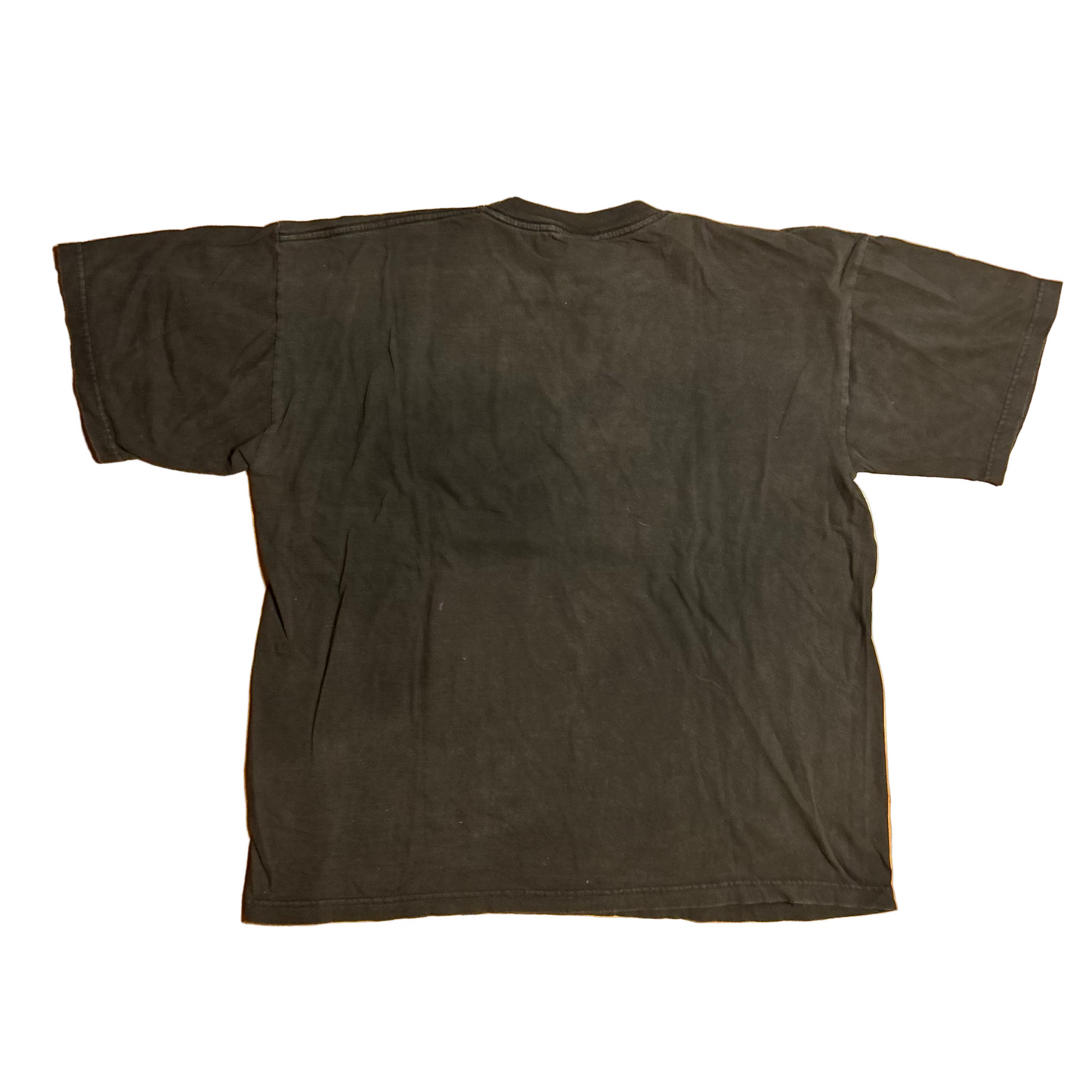 90’s AERO Cops 1996 TV Show Black Grey Faded Cotton Tshirt - Boxy XLarge - 25" x 27"