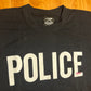 90’s Rothco Police Black 50/50 Cotton Polyester Tshirt - Medium - 21" x 29"