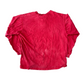 Faded Glory Red Faded Blank Quarter Button Longsleeve Shirt - XLarge - 24" x 28"