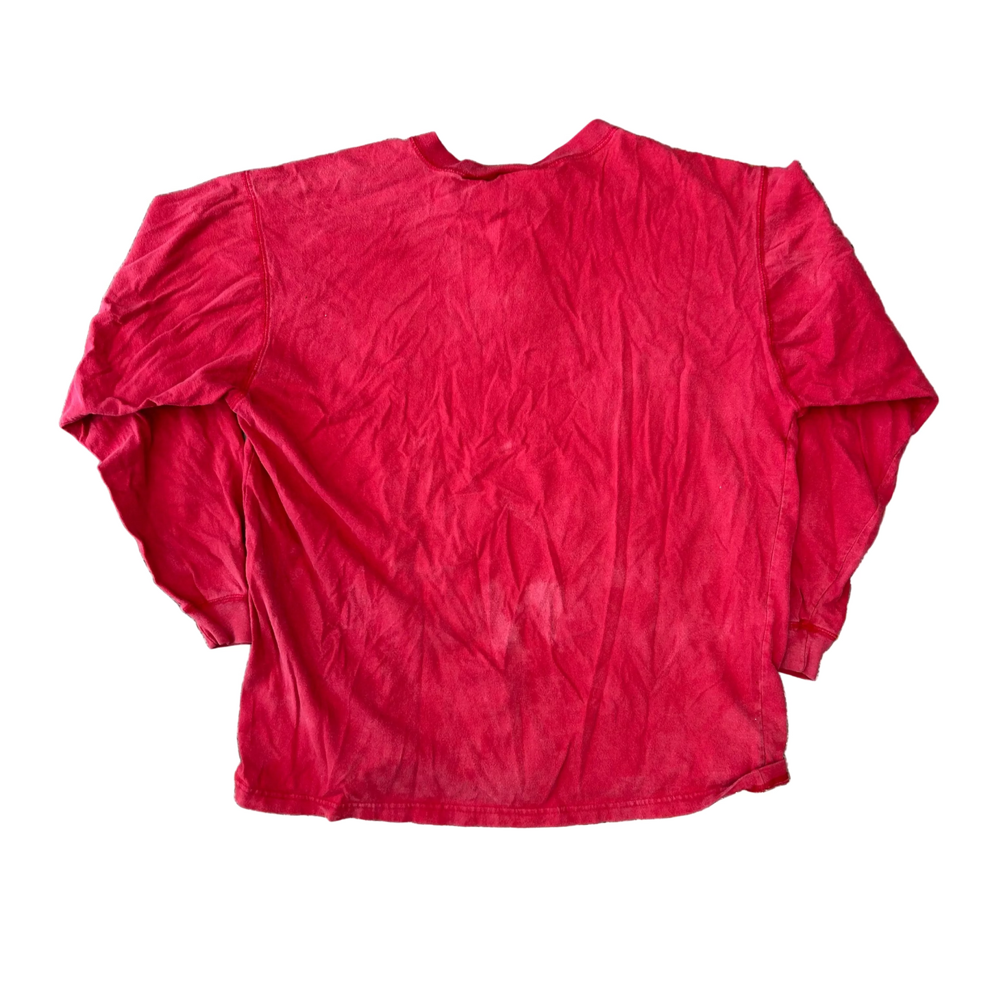 Faded Glory Red Faded Blank Quarter Button Longsleeve Shirt - XLarge - 24" x 28"