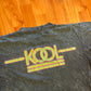 90's Bluegrass Tees Kool Cigarettes Blue Green Distressed Tie Dye Tshirt - Large - 22.5" x 27.5"