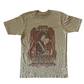 Jimi Hendrix Music Brown Tshirt - XSmall - 17" x 26"
