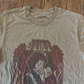 Jimi Hendrix Music Brown Tshirt - XSmall - 17" x 26"
