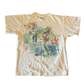 90’s Harlequin Rainforest Nature White Tshirt - Medium - 20” x 25”
