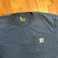 Carhartt Carphartt Blue Pocket Tshirt - XLarge - 24" x 31"