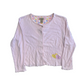 Mountain Lake Cotton Poly Pink Hearts Cardigan Sweater - Large - 22" x 20"