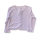 Mountain Lake Cotton Poly Pink Hearts Cardigan Sweater - Large - 22" x 20"