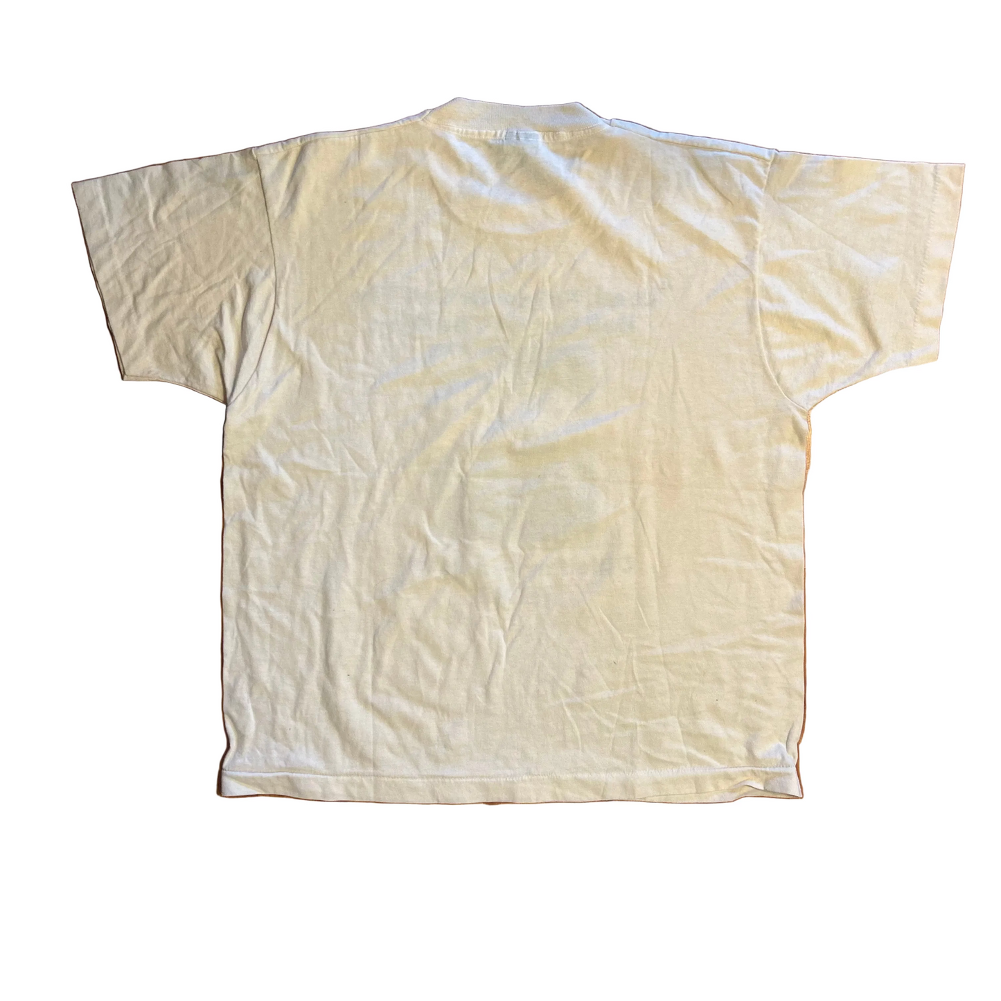 90's Screen Stars Lead Follow Or Get The Hell Out Of The Way President Cream Tshirt - Large - 22" x 26"