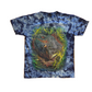 Caballo St Marten Blue Tie Dye Iguana Tshirt - Medium - 20.5" x 27"
