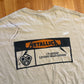 Hanes Metallica Band Cream Tan Tshirt - XLarge - 25" x 29"