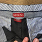 Merona Striped Cotton Grey Dress Pants - 29" x 28"