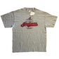 90's Lee Sport Grey NWT DS Brand New Cleveland Indians MLB Tshirt - XLarge - 25" x 32.5"