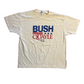 90's Bush Quayle 92 President White Tshirt - Large - 23" x 28.5"
