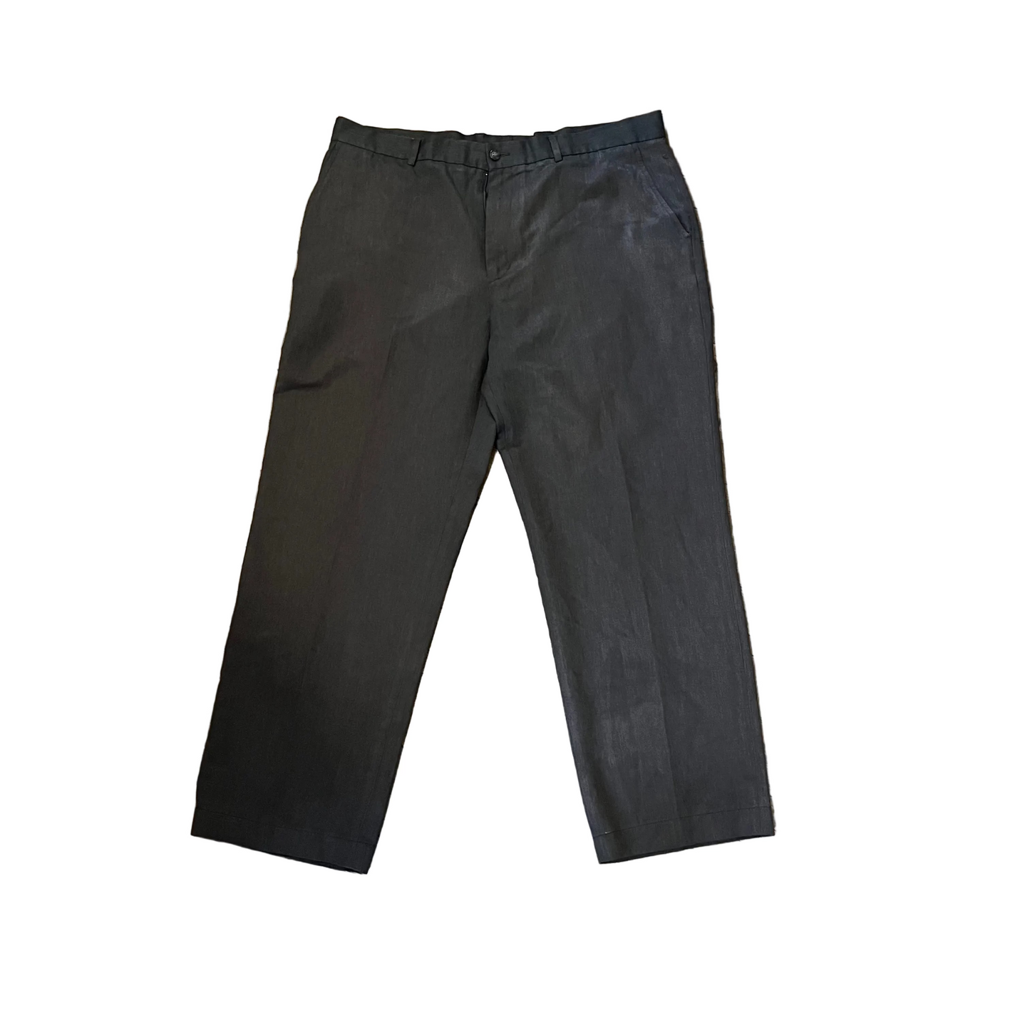 perry ellis dress pants Mens Black Stretch Luxury Classic Fit 36x32 Glen plaid designTailored fitFlat Perry Ellis Grey Dress Pants