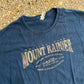 Mount Rainier Navy Blue Tshirt - XLarge - 24" x 29"