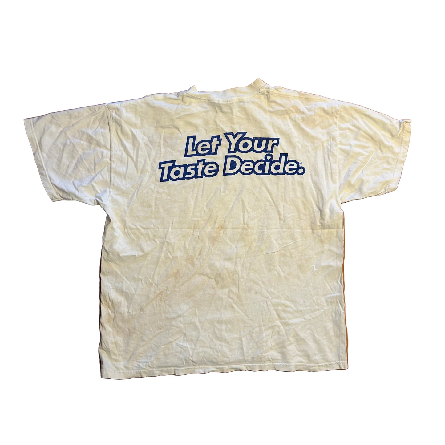 Gildan Take the Pepsi Challenge White Tshirt - Large - 23" x 28"