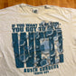 Dynasty If You Want To Be Cool You Have To Get Wet Busch Gardens White Tshirt - Large - 23" x 27"