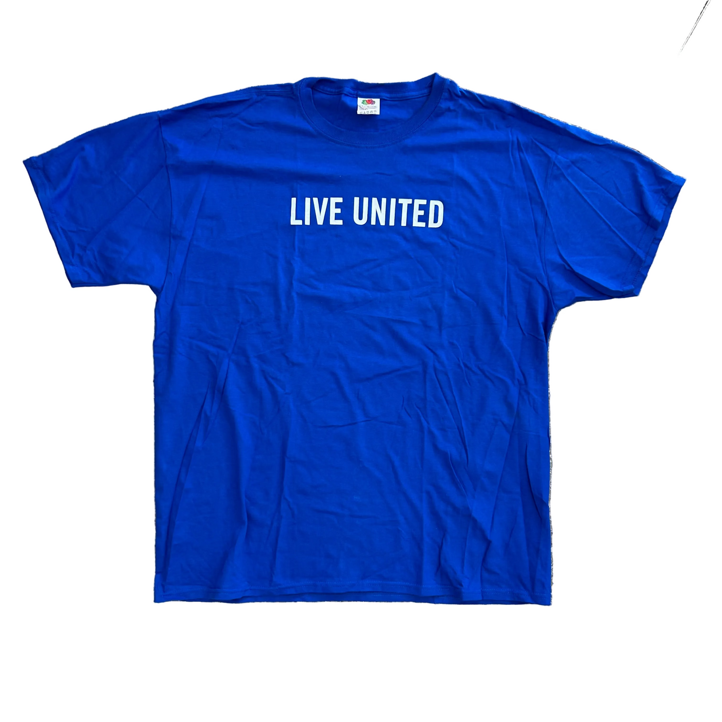 Live United Blue Tshirt - Large - 23" x 30"