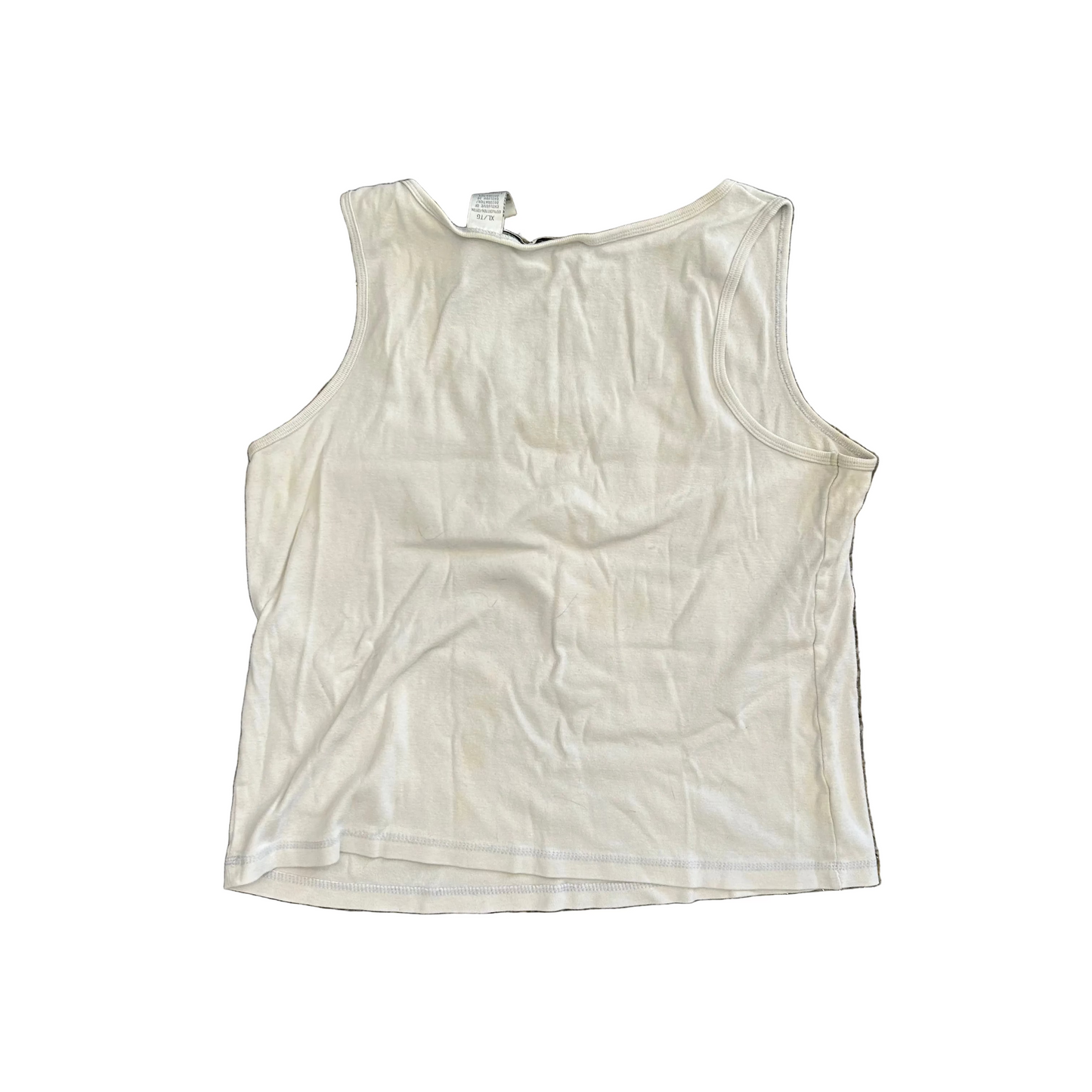 Polar Bear White Tank Top Shirt - Small - 19" x 20.5"