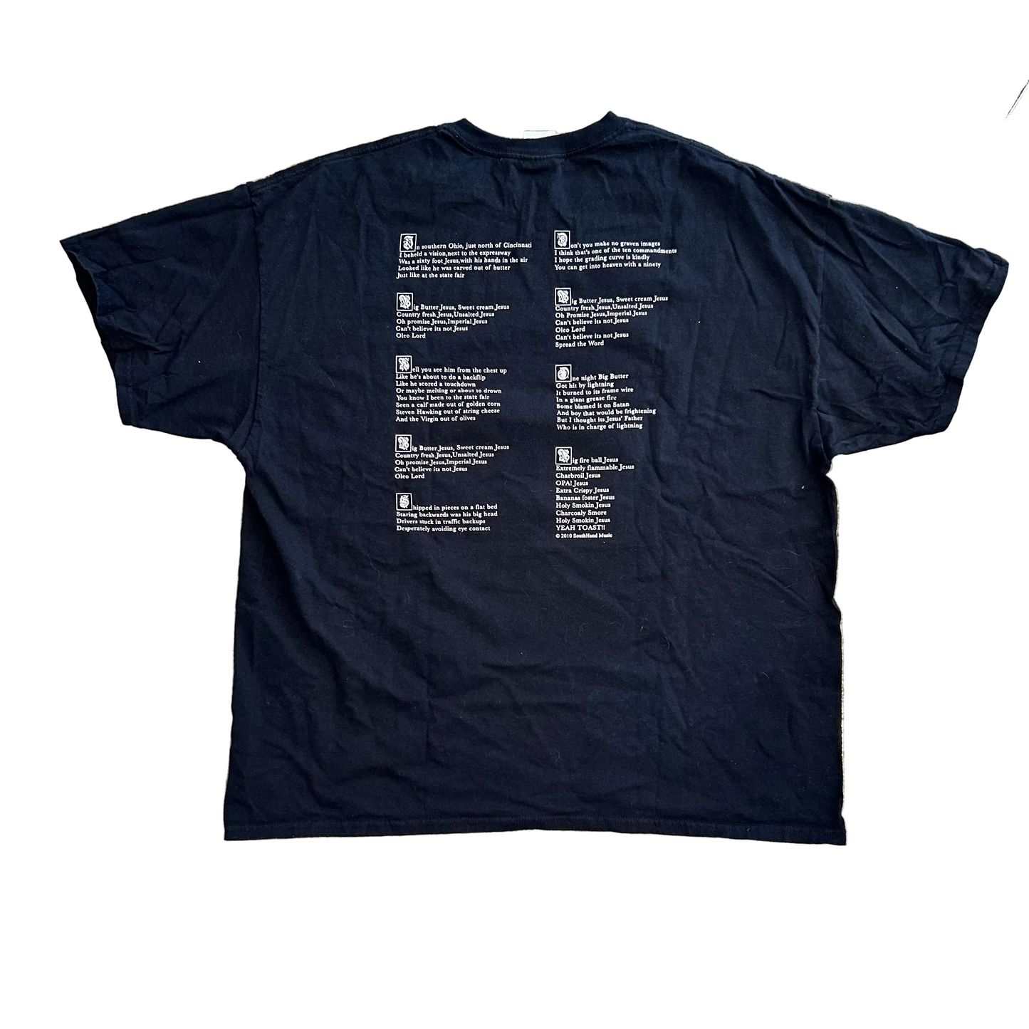 Heywood Banks Big Butter Holy Smoke Black Tshirt - XLarge - 26" x 30"