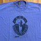 80's Jerzees Russell Shy But Good Looking Purple Tshirt - Medium - 20" x 28"