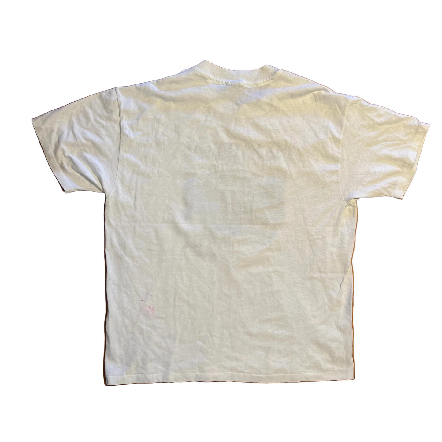 90's Hanes Heavyweight Socks The Cat Comes To Washington White Signed Tshirt - Large - 23" x 29"