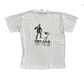 Ninjas Know How to Clean House White Tshirt - Medium - 20" x 26.5"