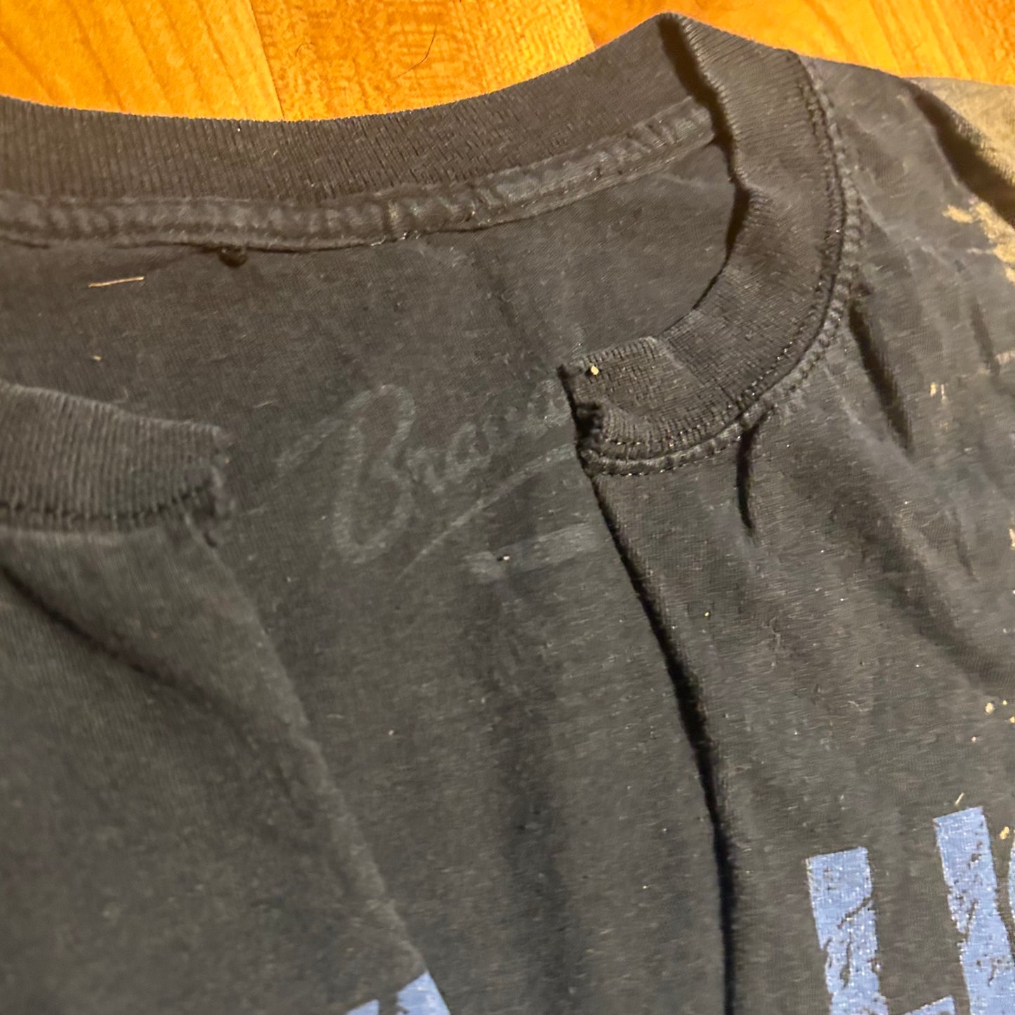 Bravado Metallica Band Skull Their Money Tips Her Scales Again Bleached Dyed Black Cut Cotton Tshirt - Medium - 20" x 27"