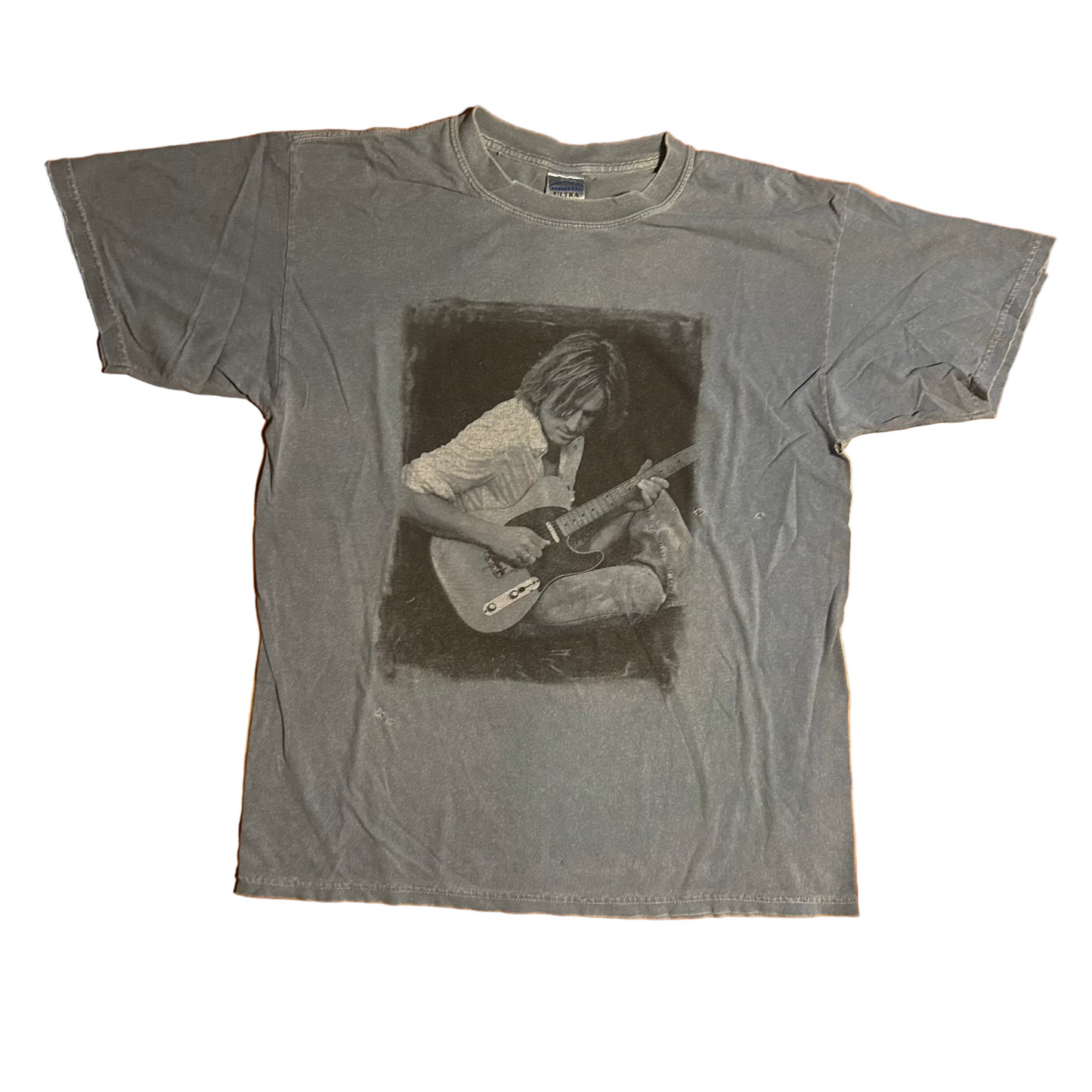 Gildan Ultra Cotton Keith Urban Singer Tour Be Here Dyed Blue Tshirt - Large - 22" x 29"