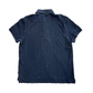 Lacoste Black Faded Grey Button Up Shirt - Large - 23" x 29"
