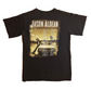Anvil Jason Aldean Night Train Tour Country Music Singer Black Cotton Tshirt - Small - 19" x 26"