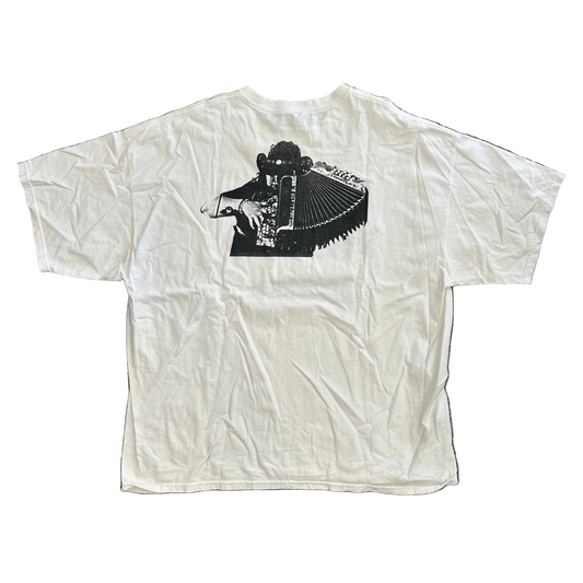 Elyssa Marie Accordion White Tshirt - XLarge - 27" x 32"