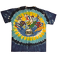 Liquid Blue Grateful Dead Summertime Tie Dye Dancing Bears Cotton Tshirt - Medium - 20" x 25"