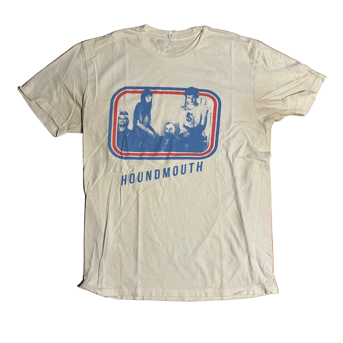 Next Level Apparel Houndmouth Rock Band Music White Tshirt - Medium - 20" x 27"