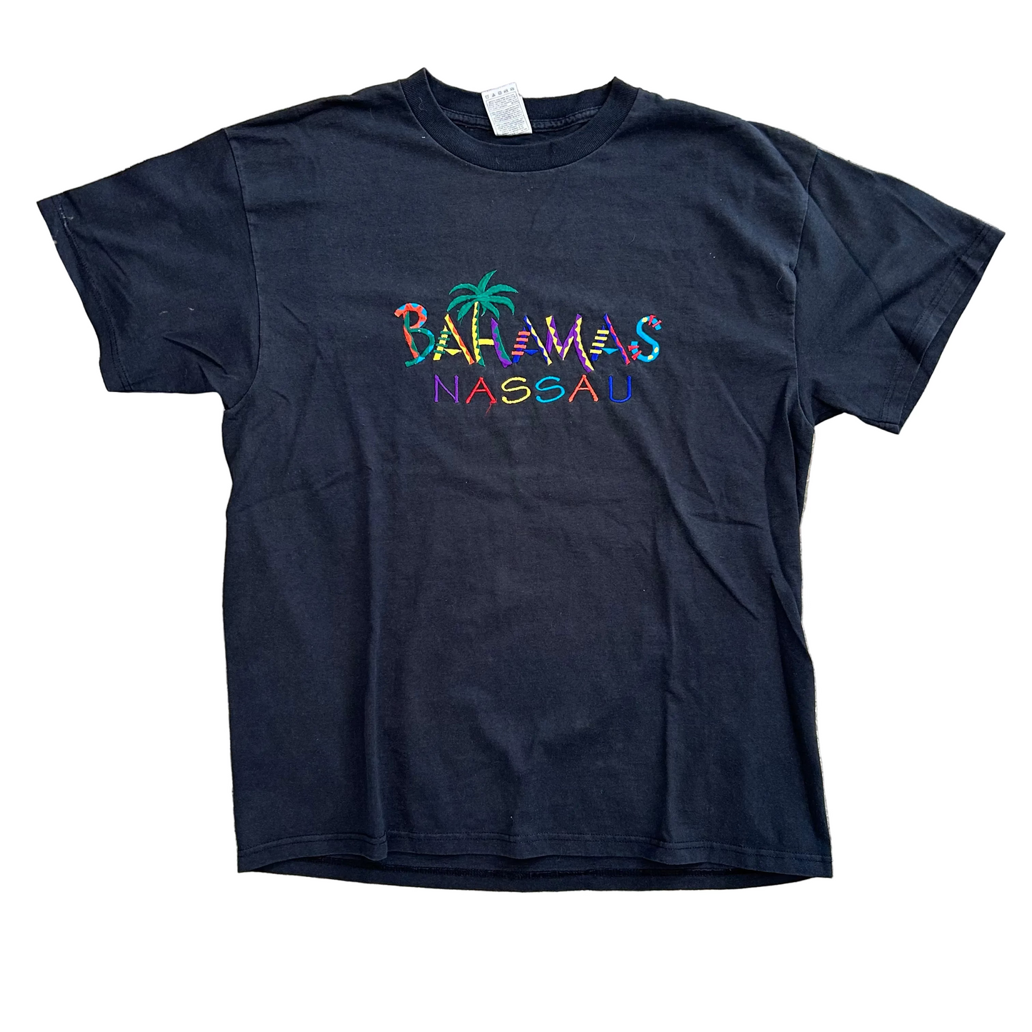 Bahamas Nassau Black Tshirt - Large - 23" x 29.5"