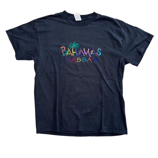 Bahamas Nassau Black Tshirt - Large - 23" x 29.5"