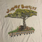 Alstyle Jimmy Buffett 2002 Far Side of the World Music Tour White Cotton Distressed Longsleeve Shirt - XLarge - 24" x 28"